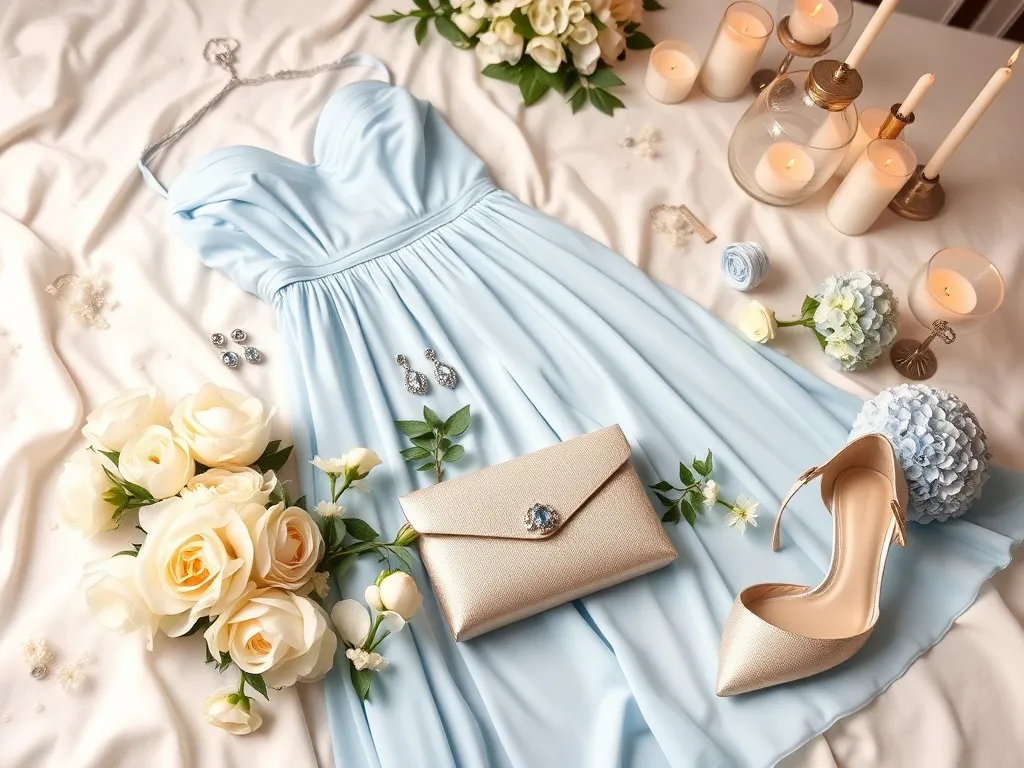 Wesele: jakie dodatki do błękitnej sukienki wybrać?